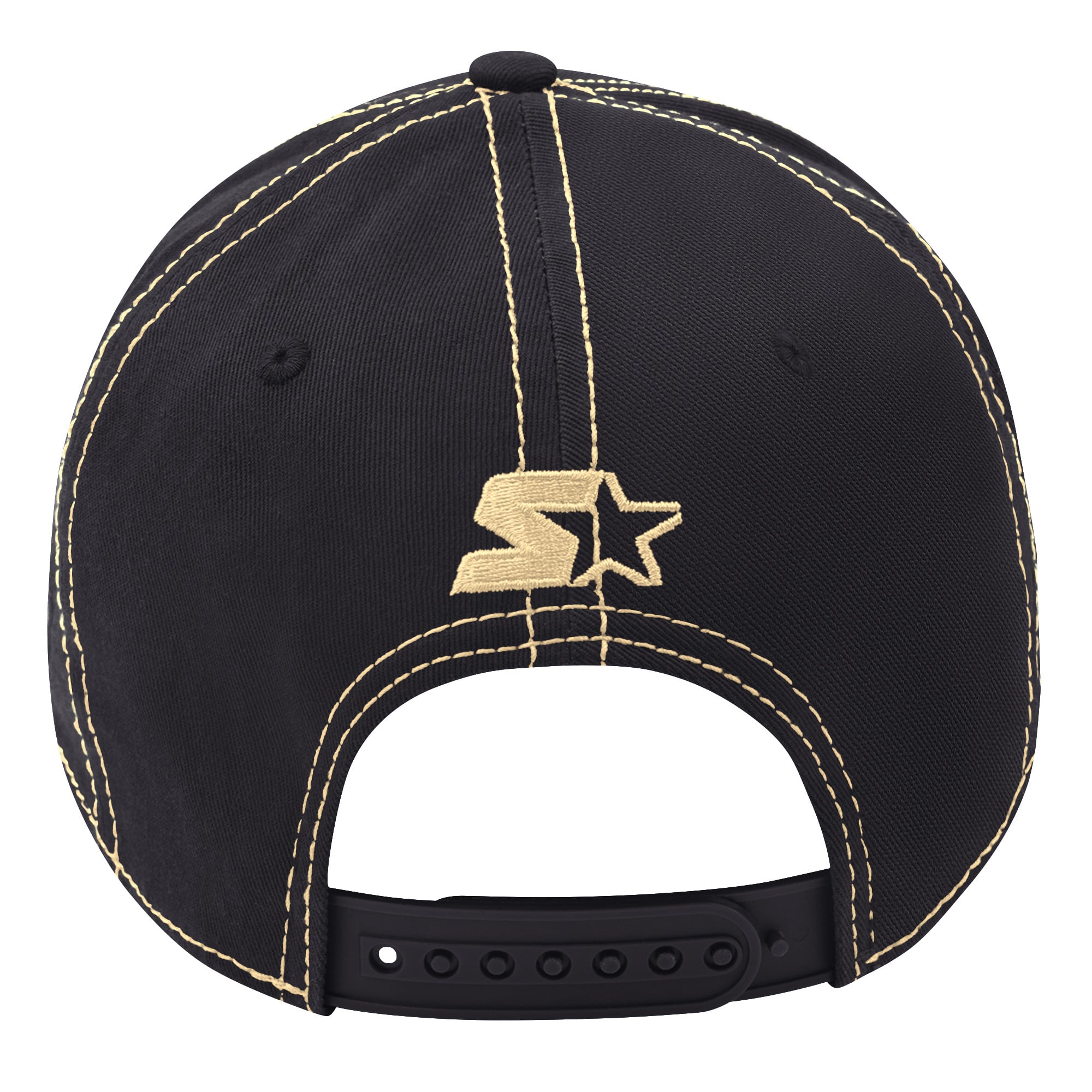 Casquette ajustable Starter Black Vegas Golden Knights Sphere II Starfit pour homme